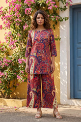 Paisley Whispers Blue Cotton Co-ord Set - Me&My