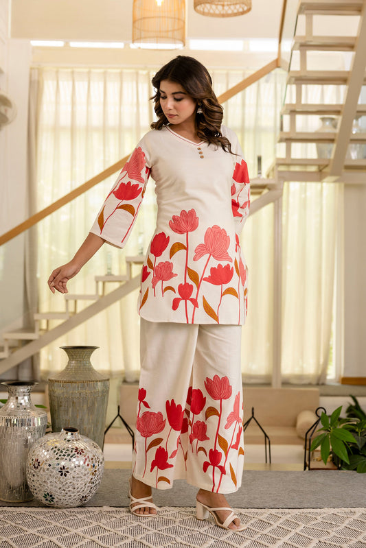 Ivoryroot Botanical Cotton Flex Co-ord Set - Me&My