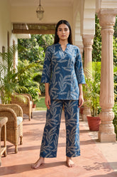 Slate Fern Pearl Botanical Cotton Co-ord Set