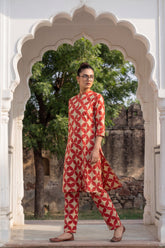 Brick Pinwheel Graphic Cotton Co-ord Set | Me&My
