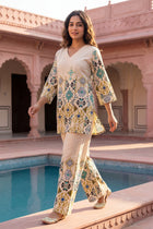 Artisan Mandala Cream Cotton Flex Co-ord Set