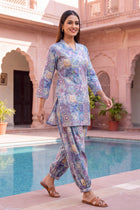 Amethyst Trail Cotton Farshi Salwar Set