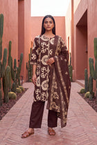 Cocoa Dune Cotton Dupatta Set