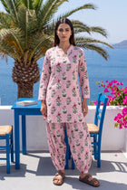 Pearl Dawn Cotton Farshi Salwar Set