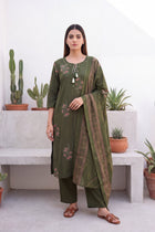 Pine Glade Cotton Dupatta Set