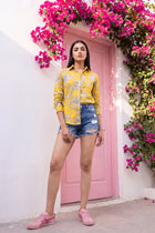 Golden Hour Cotton Shirt