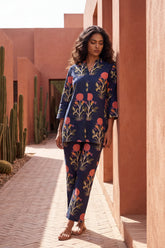 Twilight Blossom Cotton Co-ord Set
