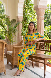 Marigold Elegance Cotton Co-ord Set