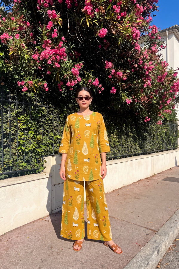 Sunlit Pasture Cotton Co-ord Set