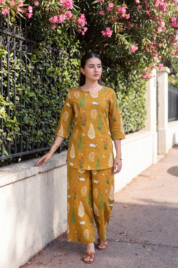Sunlit Pasture Cotton Co-ord Set