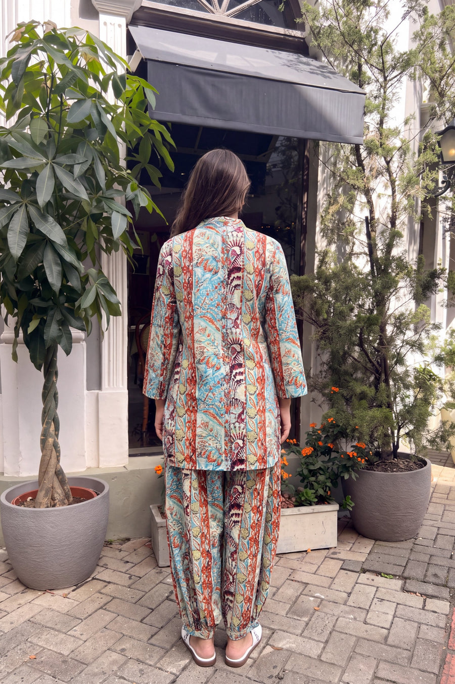 Tidewater Plume Cotton Farshi Salwar Set — image 8