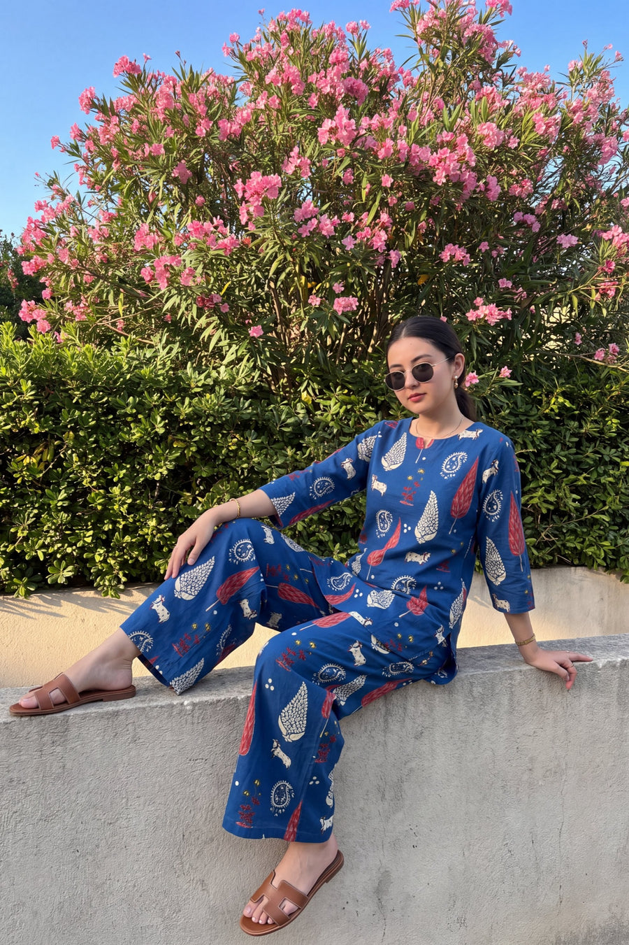 Larkspur Leaf Cotton Co-ord Set — image 11