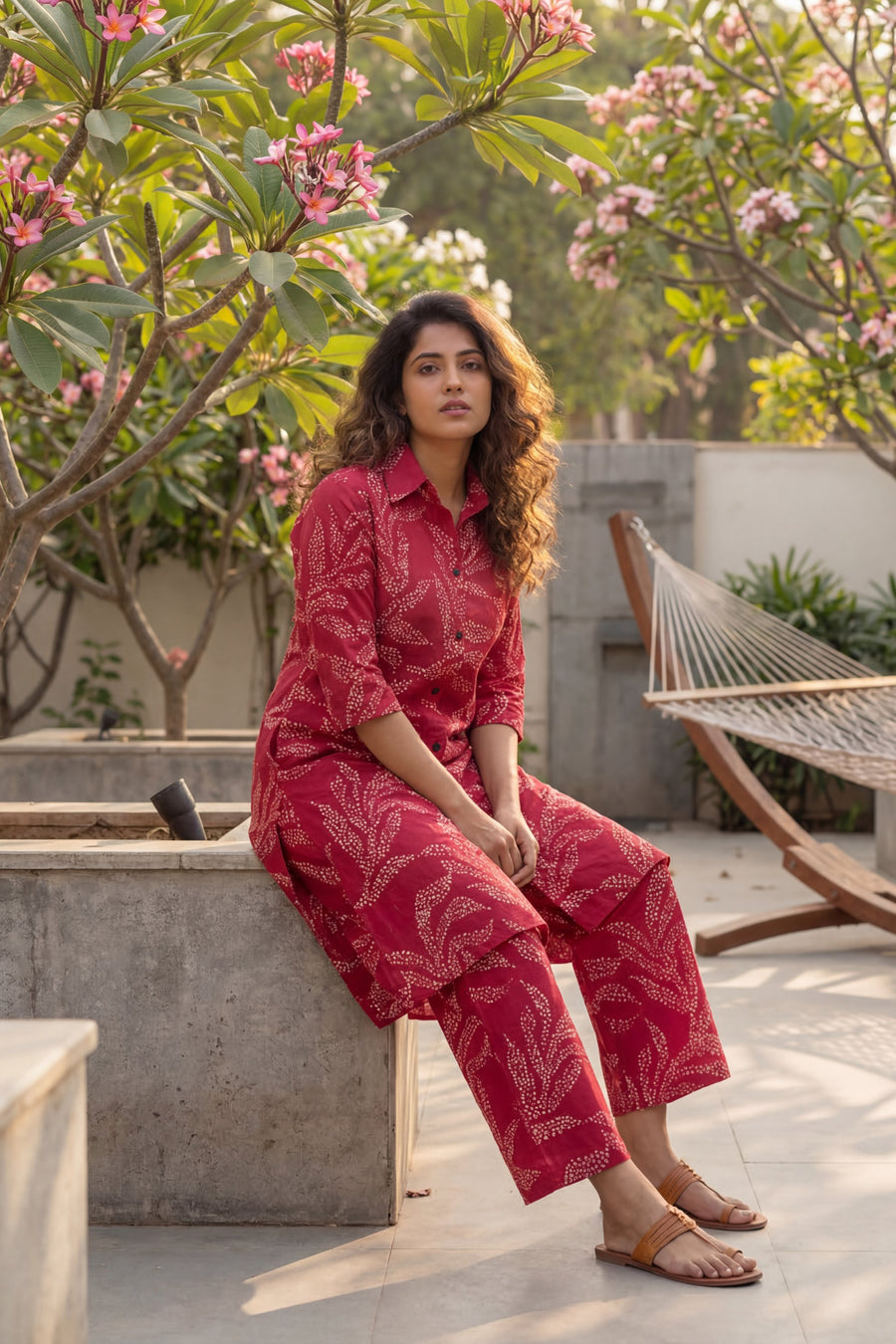 Rose Fern Cotton Co-ord Set — image 5