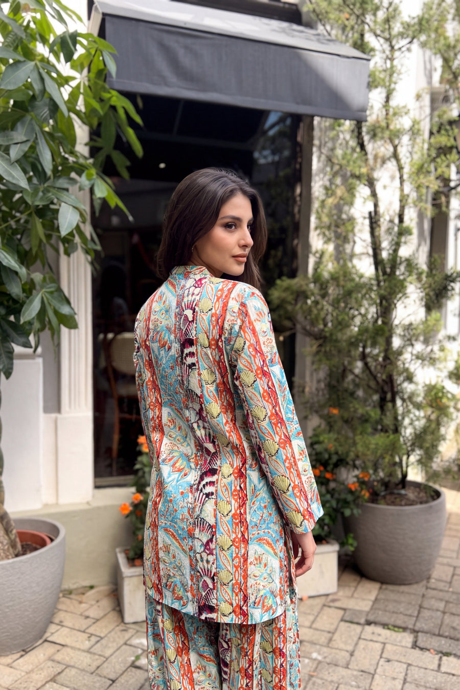 Tidewater Plume Cotton Farshi Salwar Set — image 13