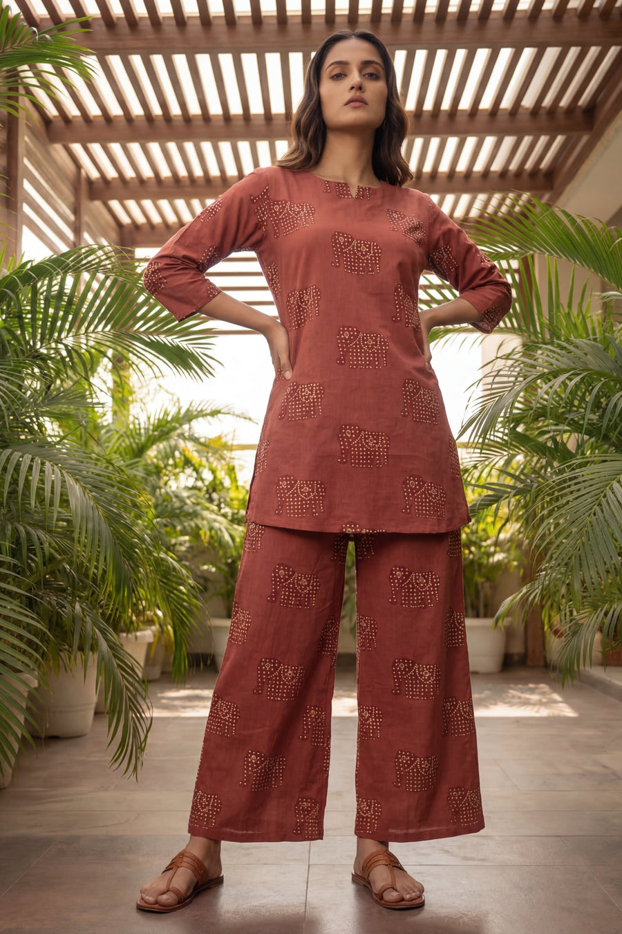Terracotta Radiance Co-ord Set — image 11