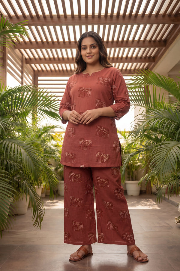 Terracotta Radiance Co-ord Set
