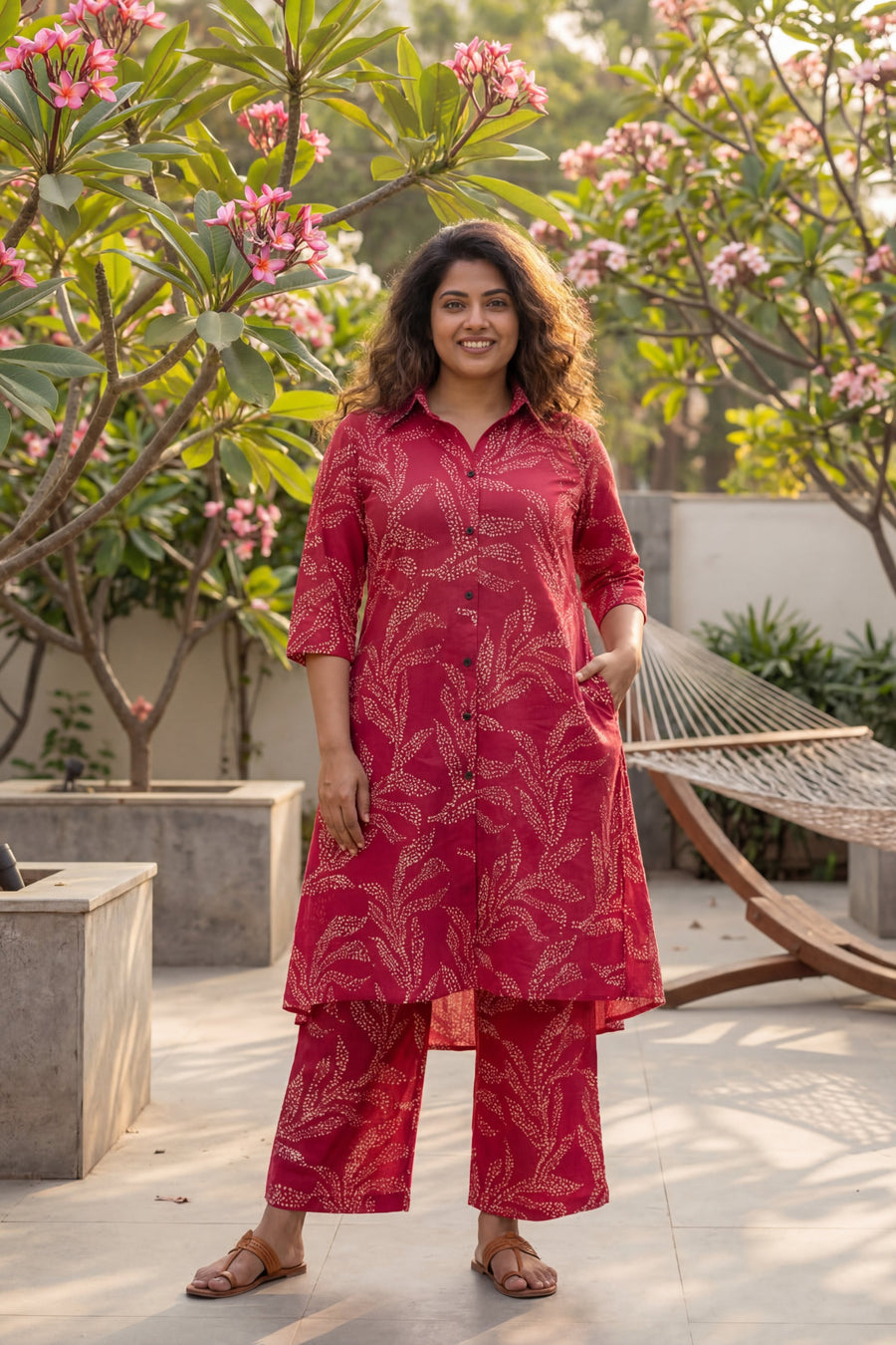 Rose Fern Cotton Co-ord Set — image 6