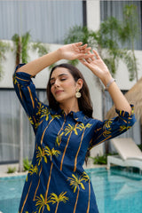 Bloomrift Blue Cotton Co-ord Set - Me&My