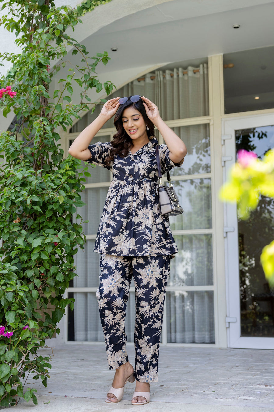 Shadowthread Black Cotton Co-ord Set — image 9