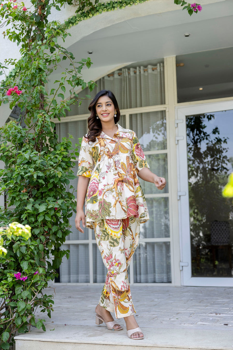 Snowbelle Garden Cotton Co-ord Set — image 6