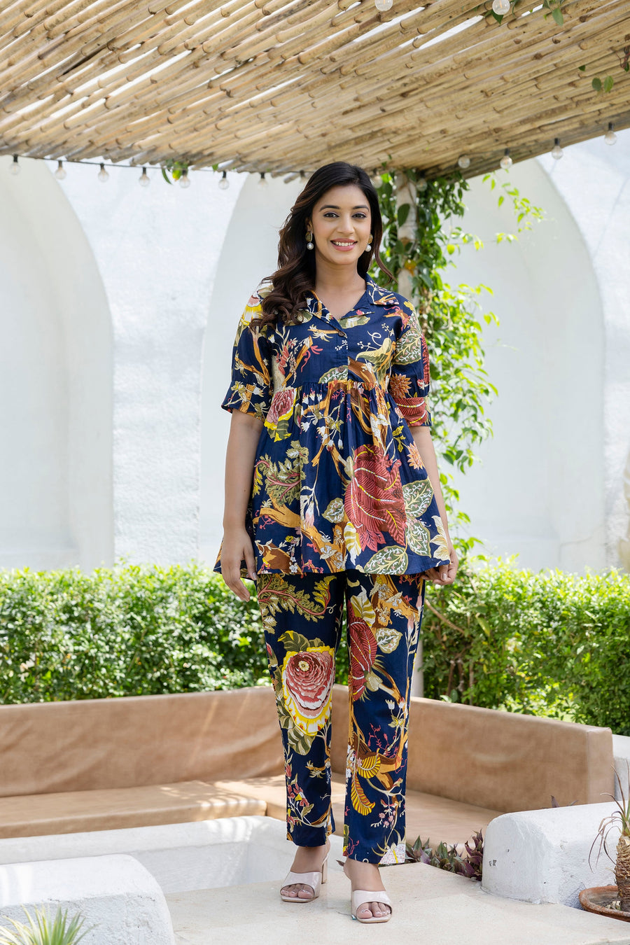Icelandic Bloom Cotton Co-ord Set — image 3
