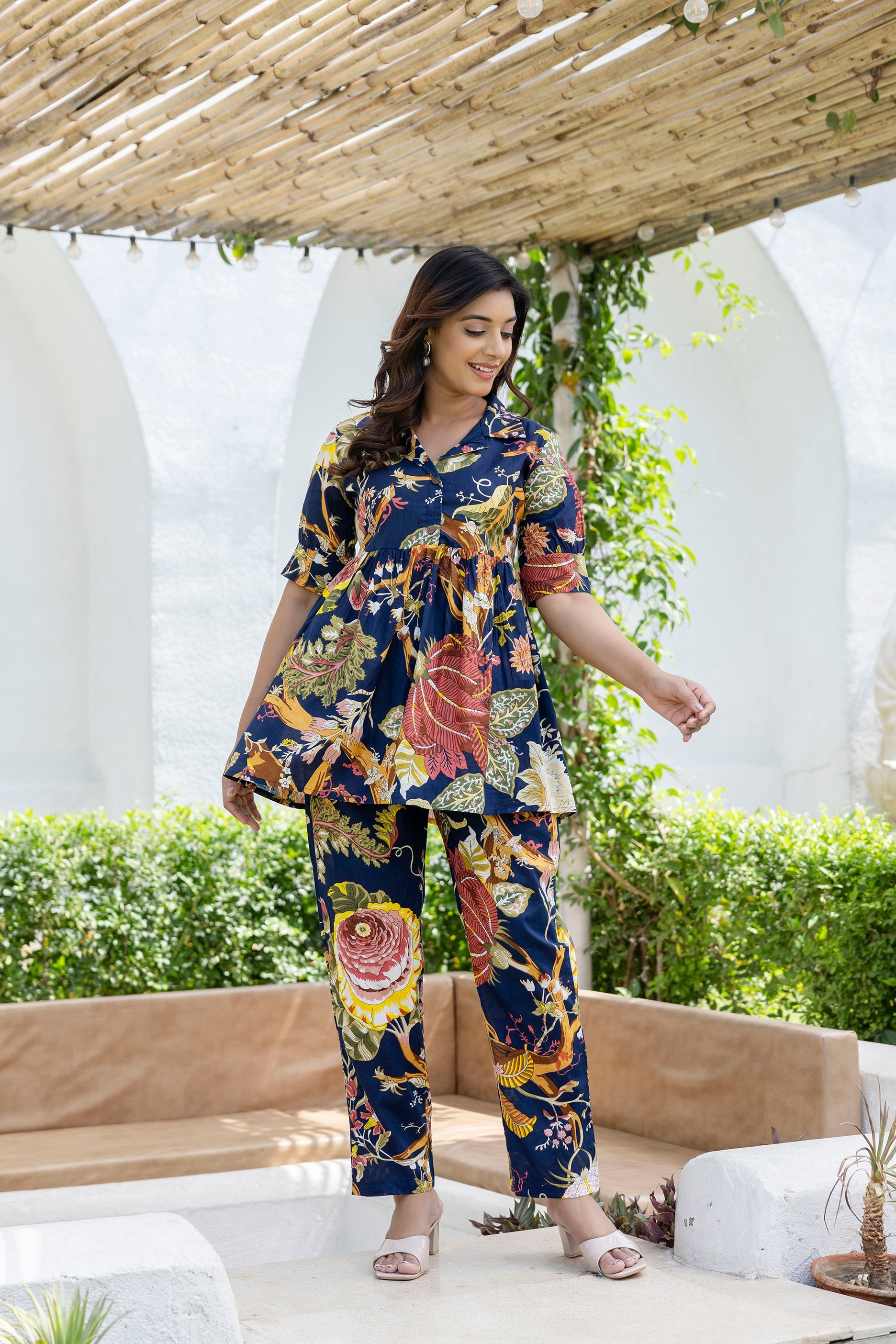 Icelandic Bloom Cotton Co-ord Set from Me&My