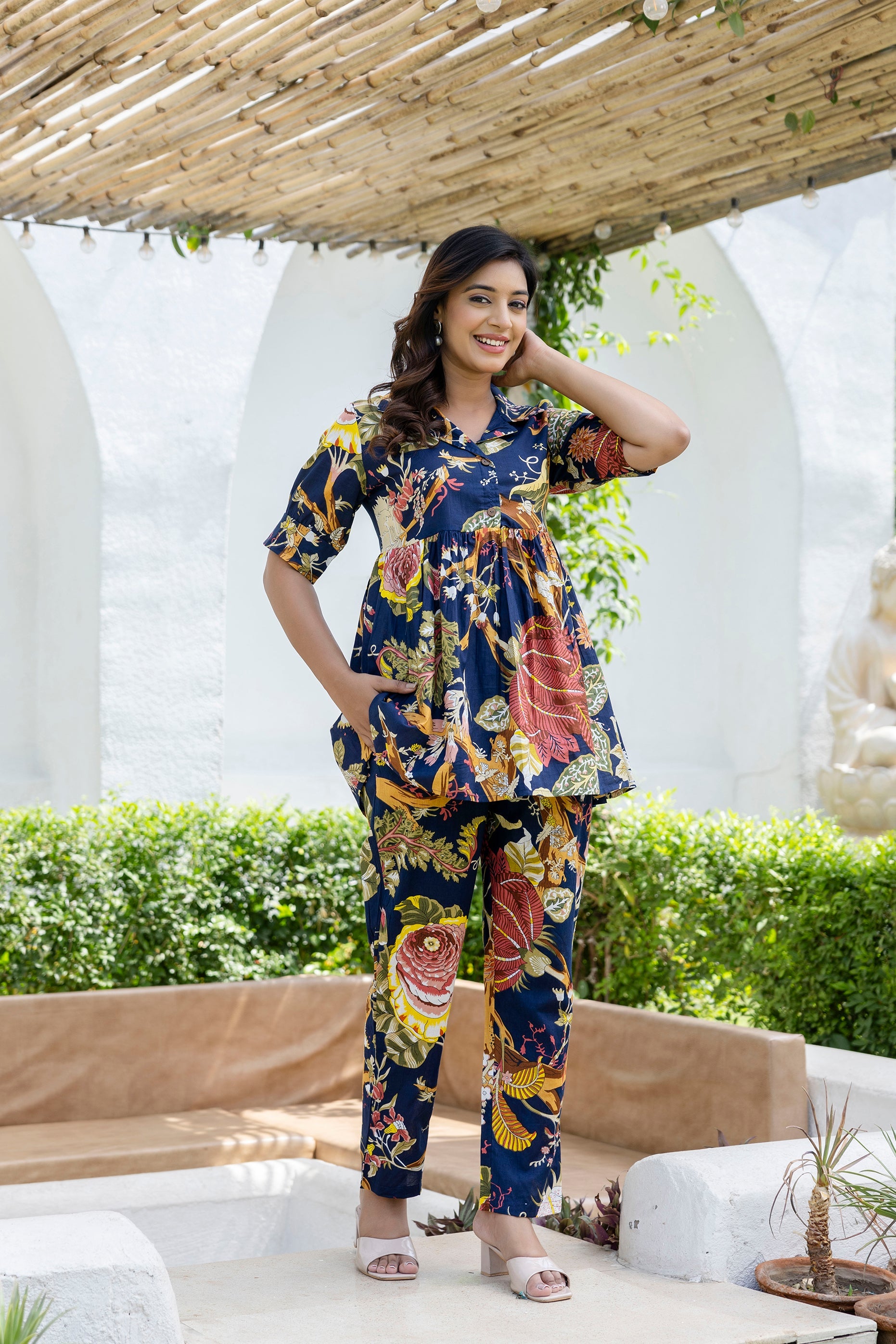 Icelandic Bloom Cotton Co-ord Set from Me&My