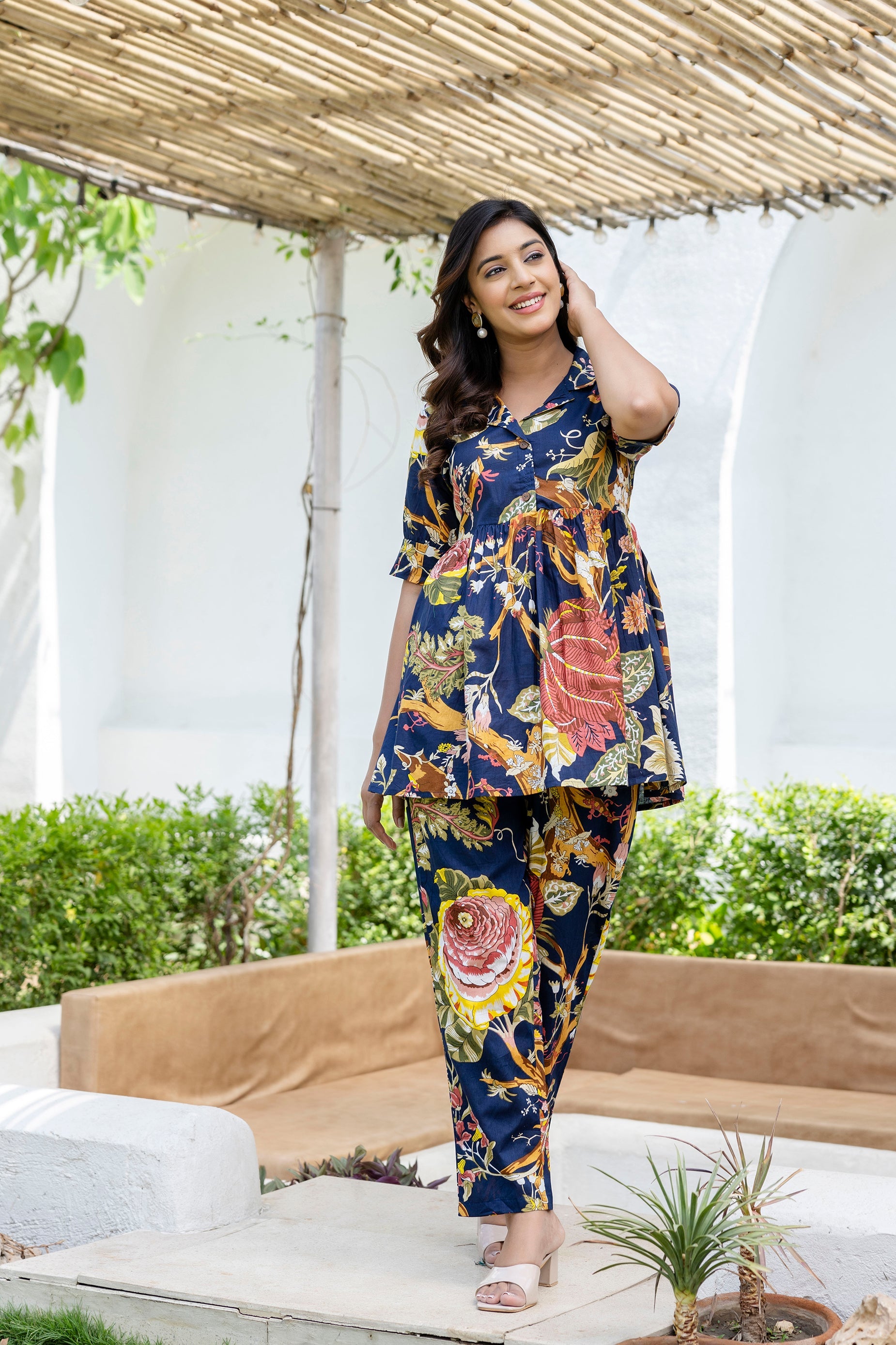 Icelandic Bloom Cotton Co-ord Set from Me&My
