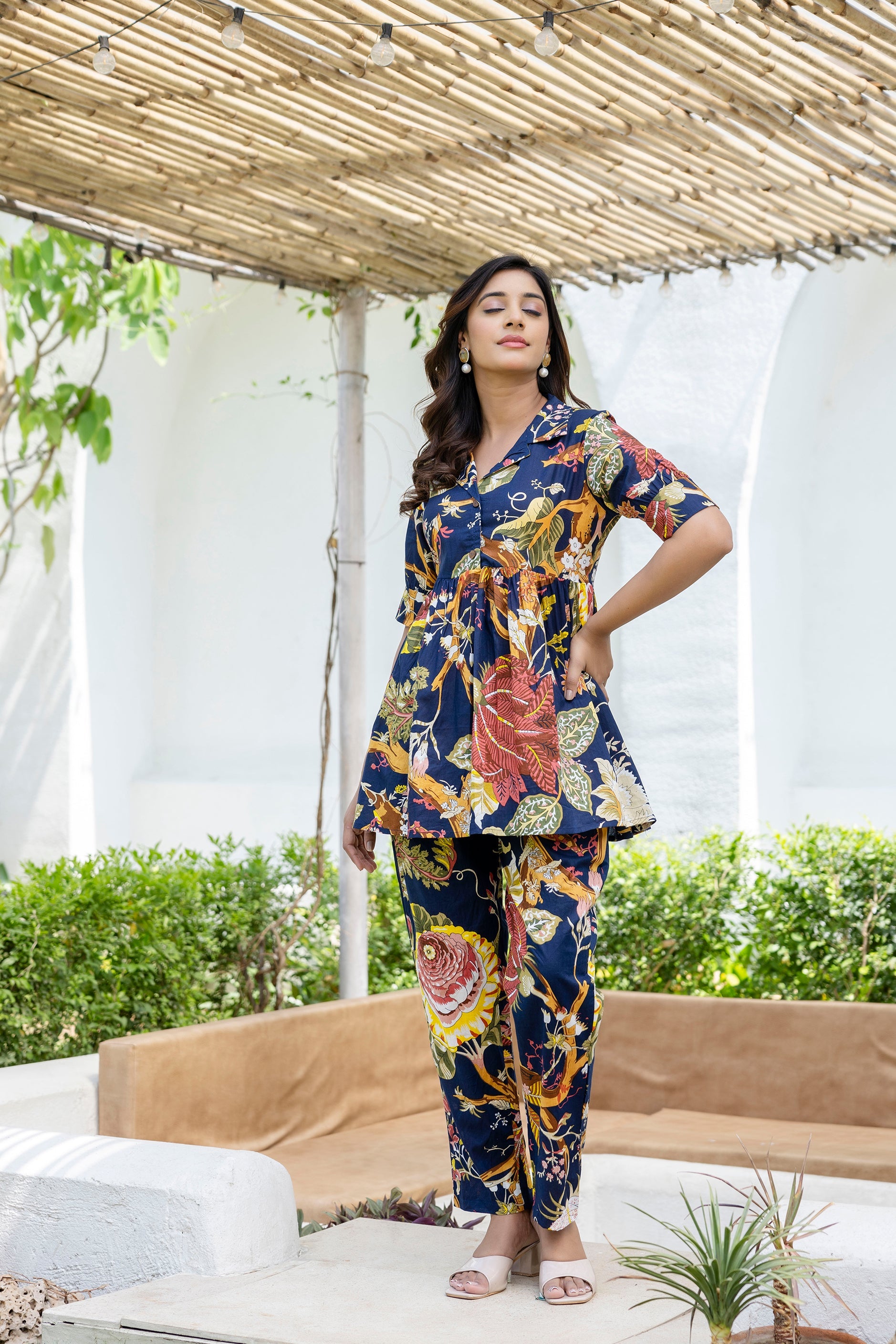Icelandic Bloom Cotton Co-ord Set from Me&My