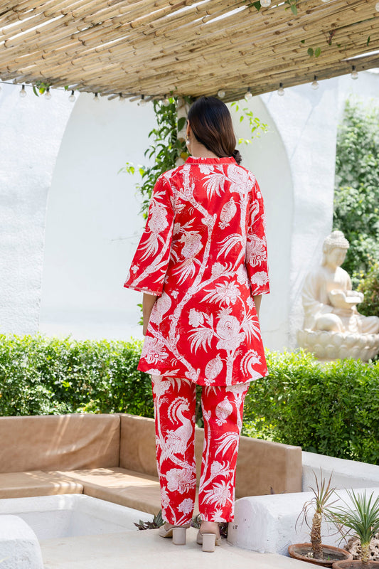 Scarletleaf Cotton Co-ord Set - Me&My