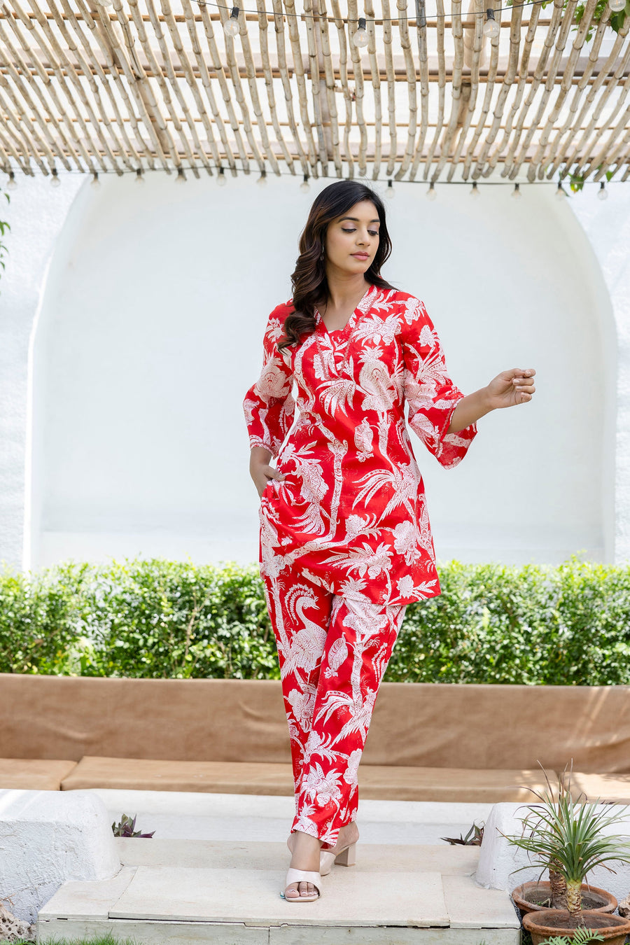 Scarletleaf Cotton Co-ord Set — image 4