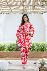 Scarletleaf Cotton Co-ord Set - Me&My