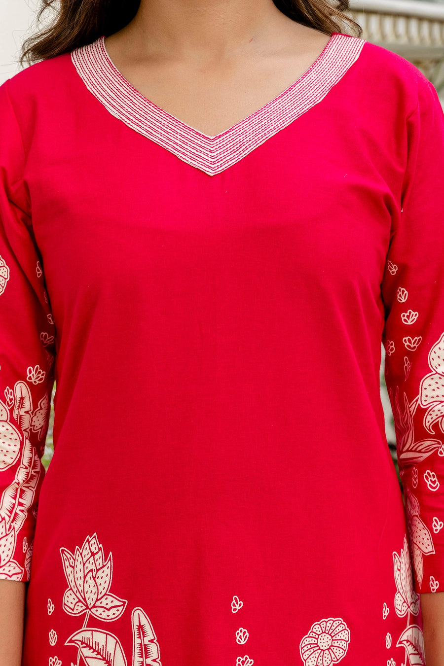 Petalrush Pink Floral Cotton Flex Co-ord Set — image 5