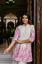 Sandlight Off-White Botanical Cotton Flex Co-ord Set