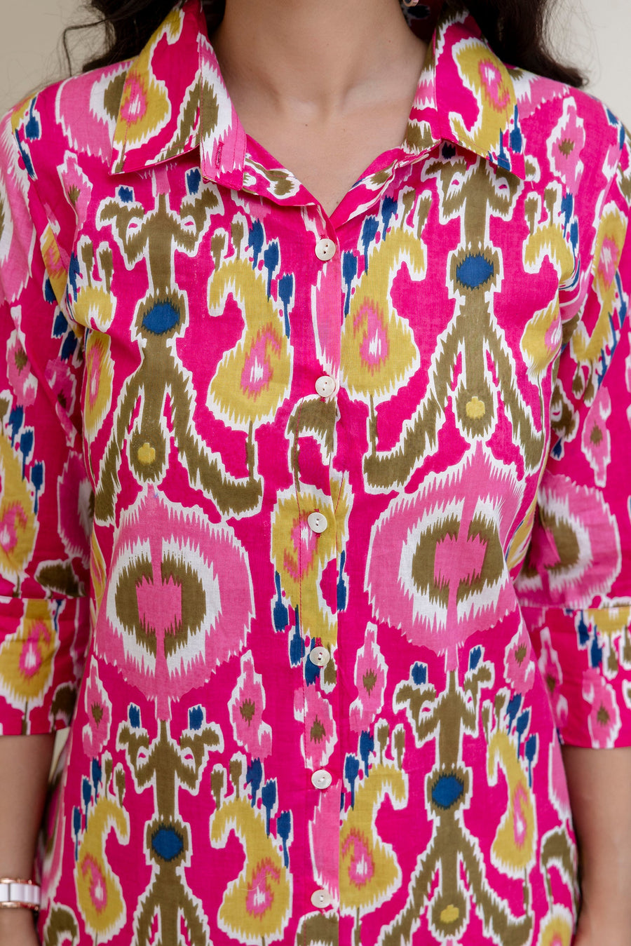 Whimzicle Pink Abstract Cotton Co-ord Set — image 5