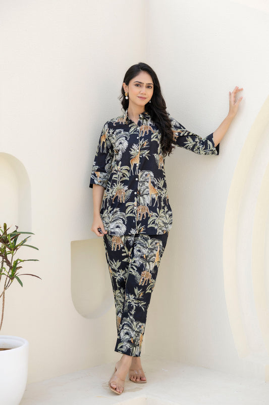 Nocturnal Canopy Cotton Co-ord Set - Me&My