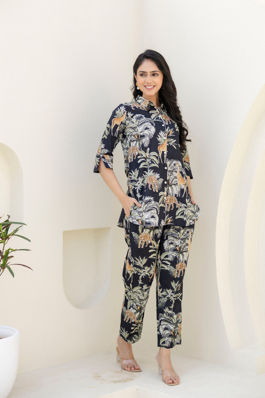 Nocturnal Canopy Cotton Co-ord Set — image 9