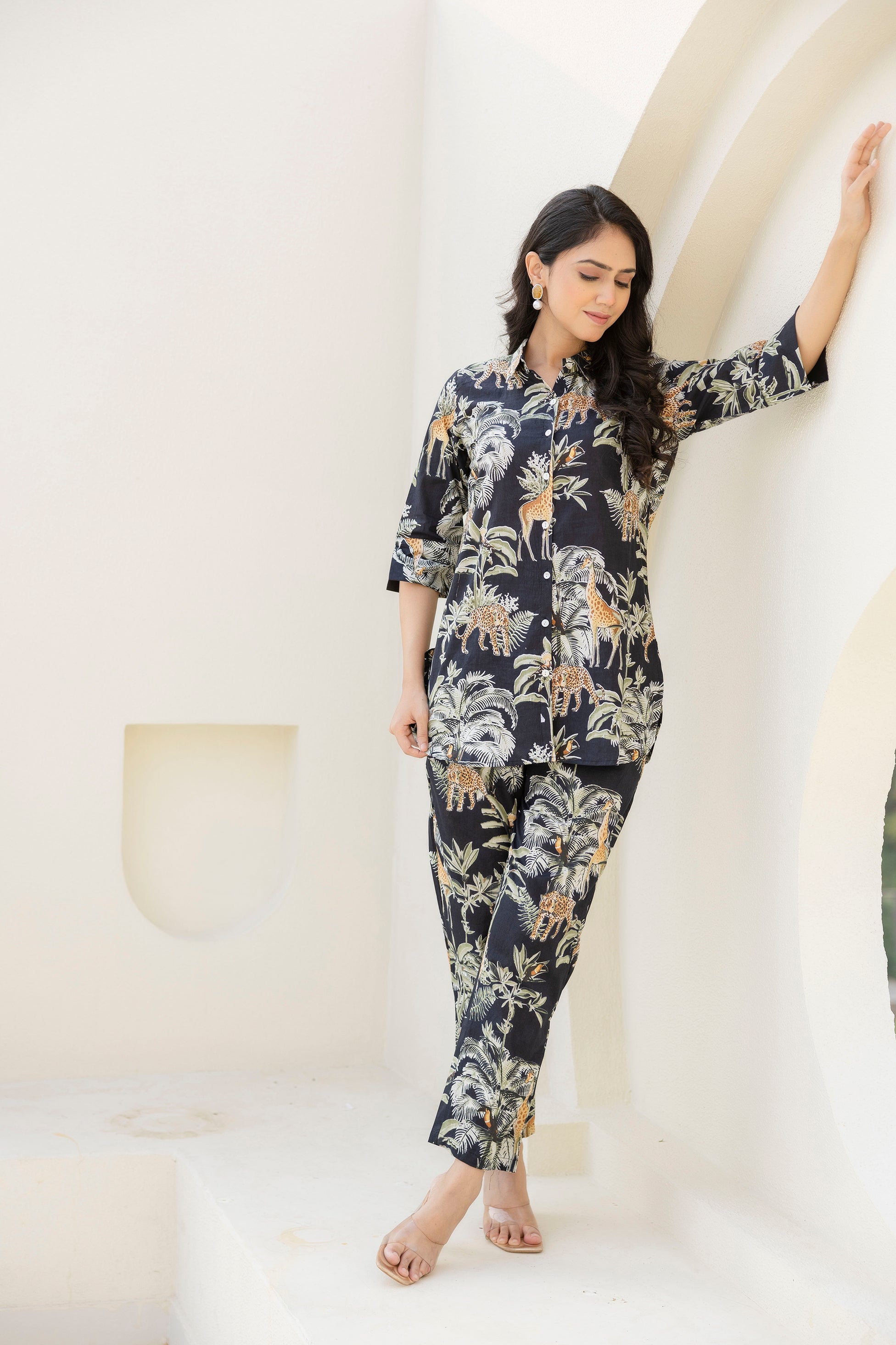 Nocturnal Canopy Cotton Co-ord Set from Me&My
