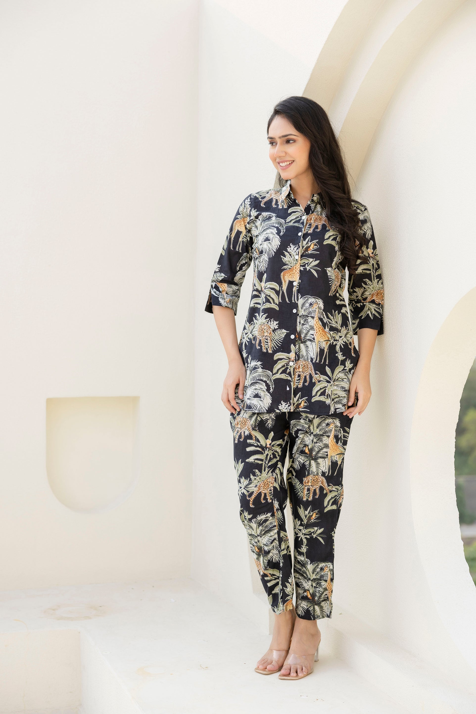 Nocturnal Canopy Cotton Co-ord Set from Me&My