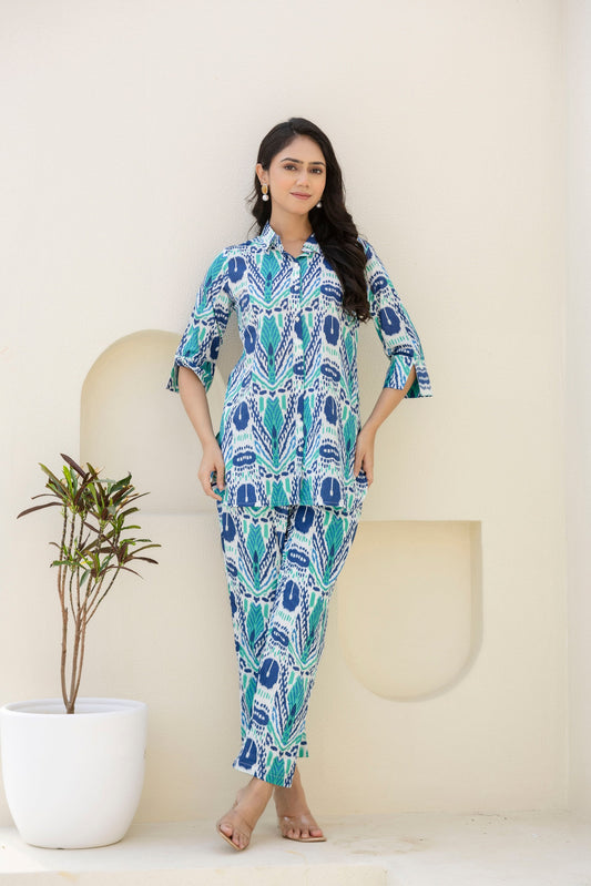 Kaleido Drift White Co-ord Set - Me&My