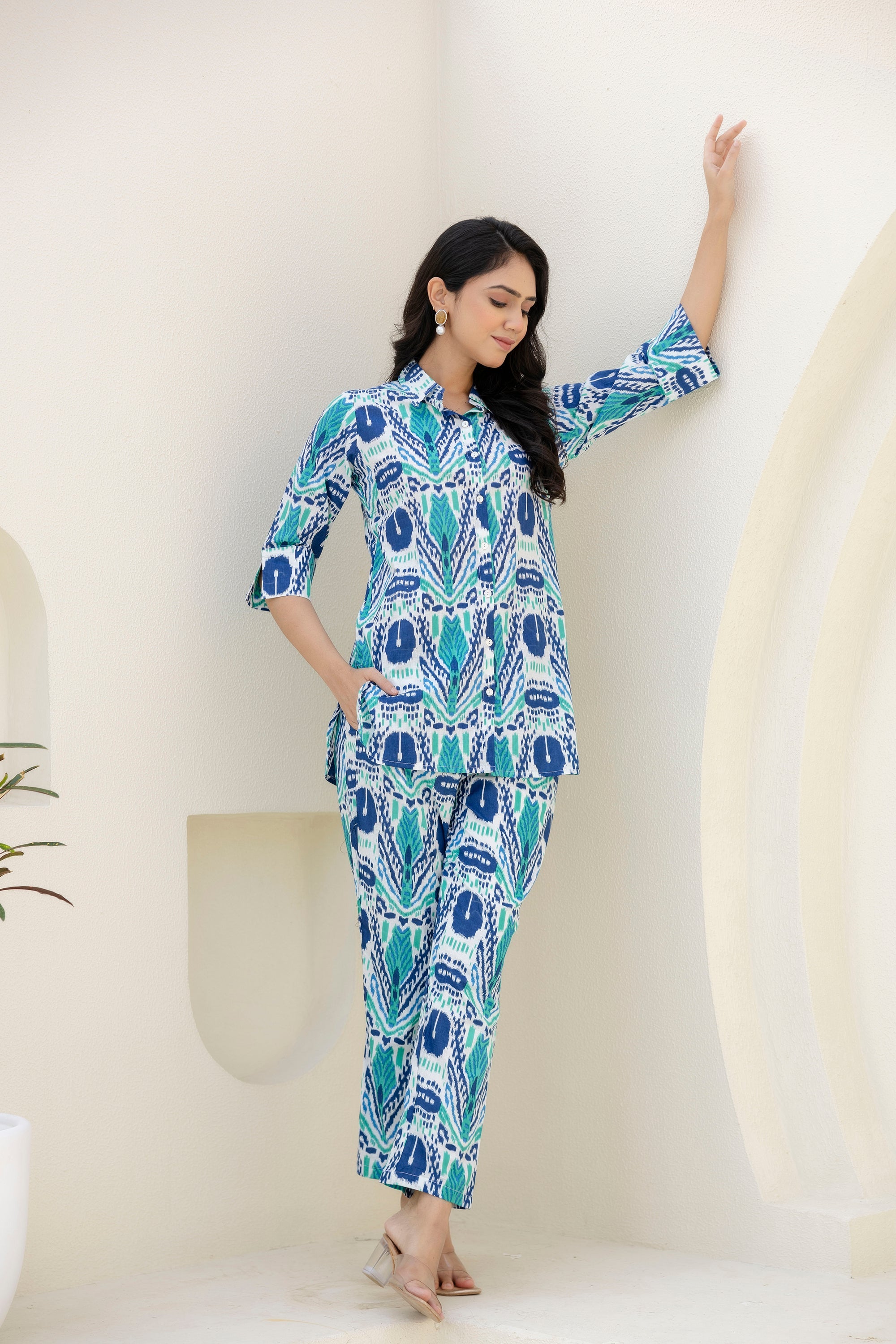 Kaleido Drift White Co-ord Set - Me&My