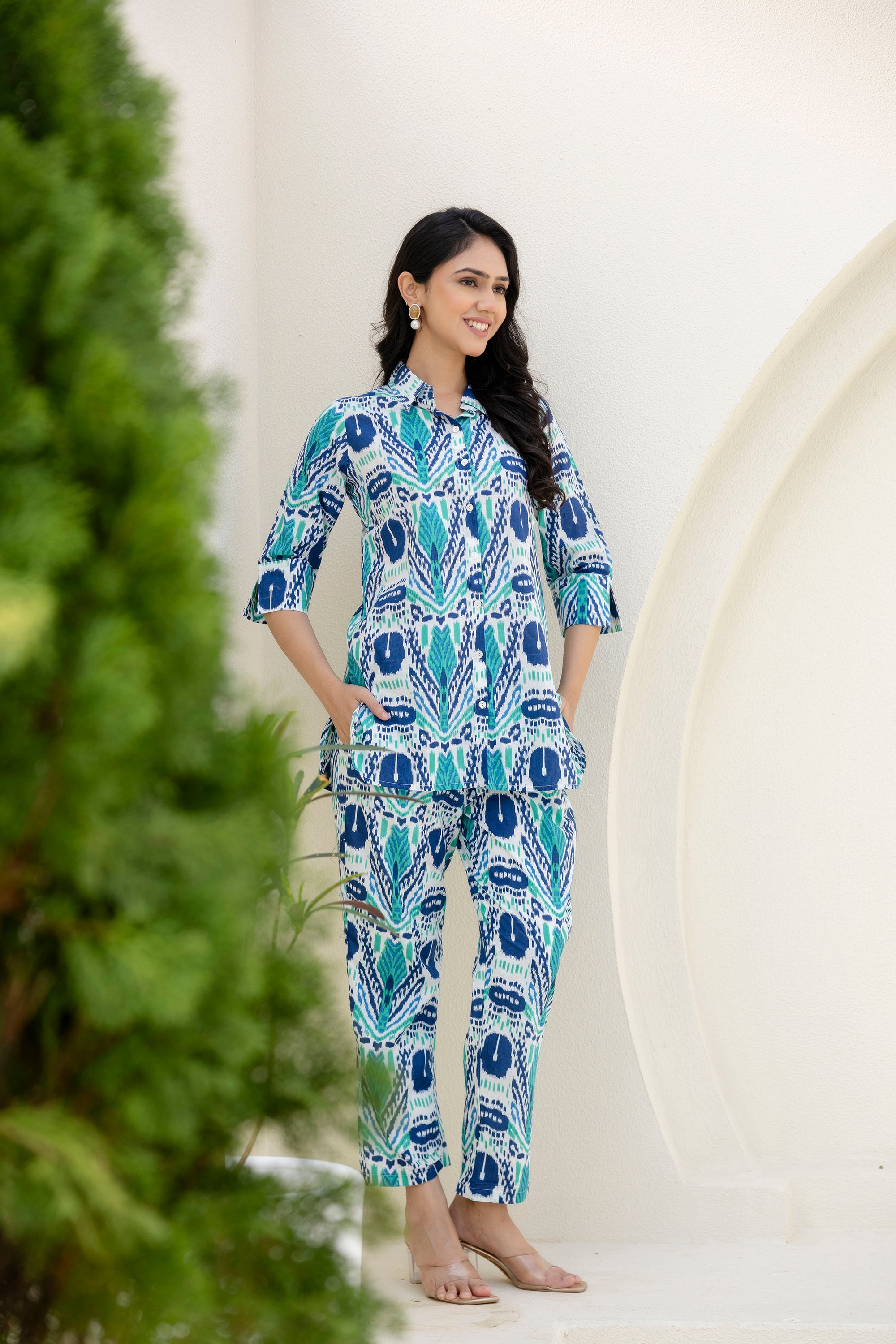 Kaleido Drift White Co-ord Set - Me&My