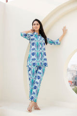 Kaleido Drift White Co-ord Set - Me&My