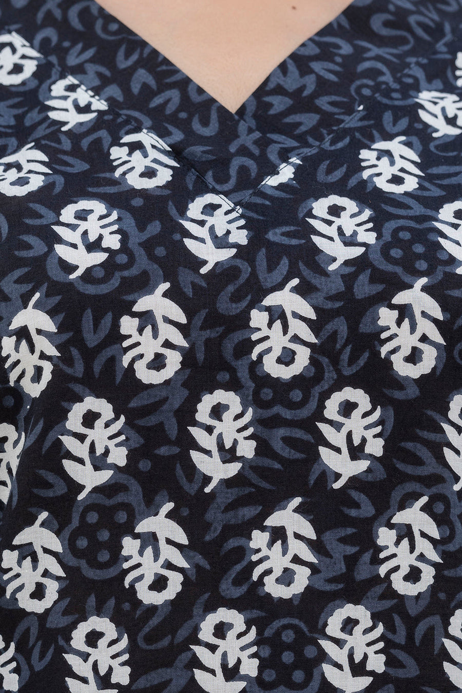 Charcoal Ease Cotton Dupatta Set — image 3