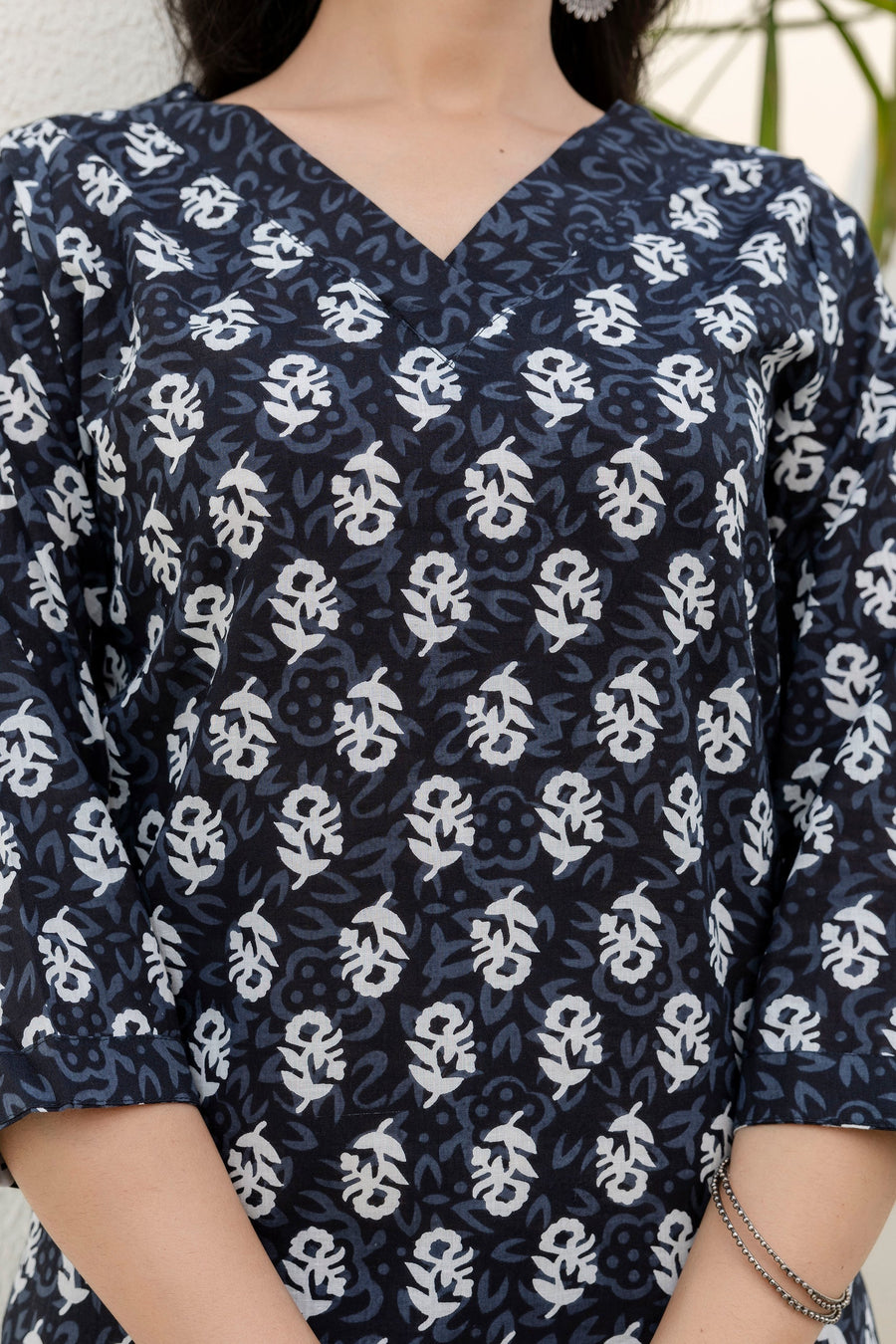 Charcoal Ease Cotton Dupatta Set — image 8