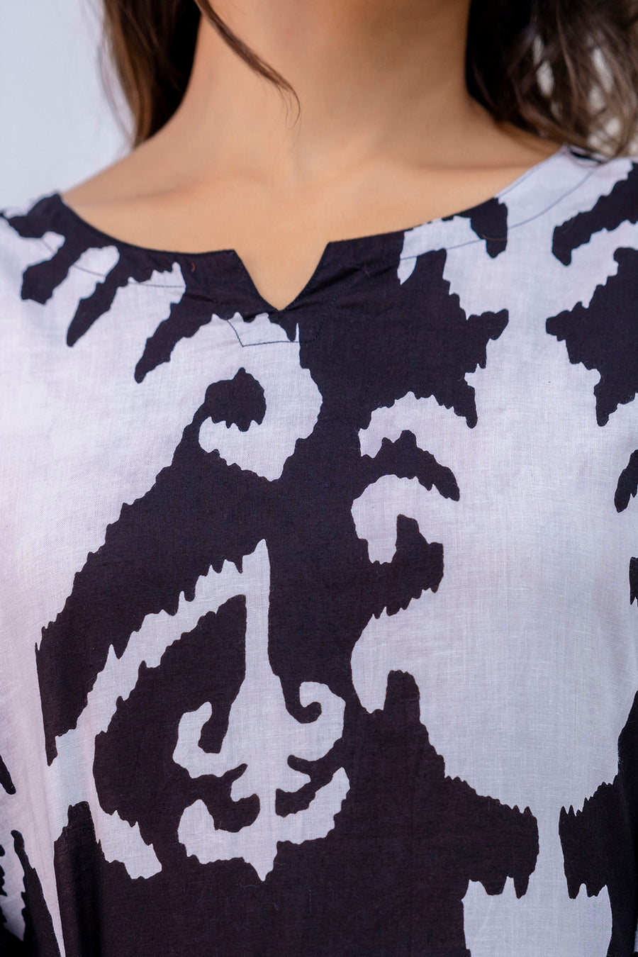 Black Cotton Abstract Co-ord Set — image 5