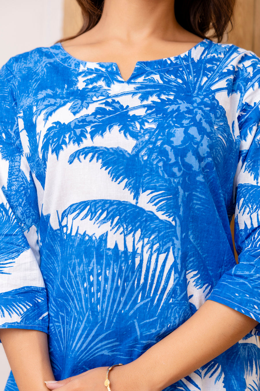 Blue Cotton Botanical Co-ord Set — image 11