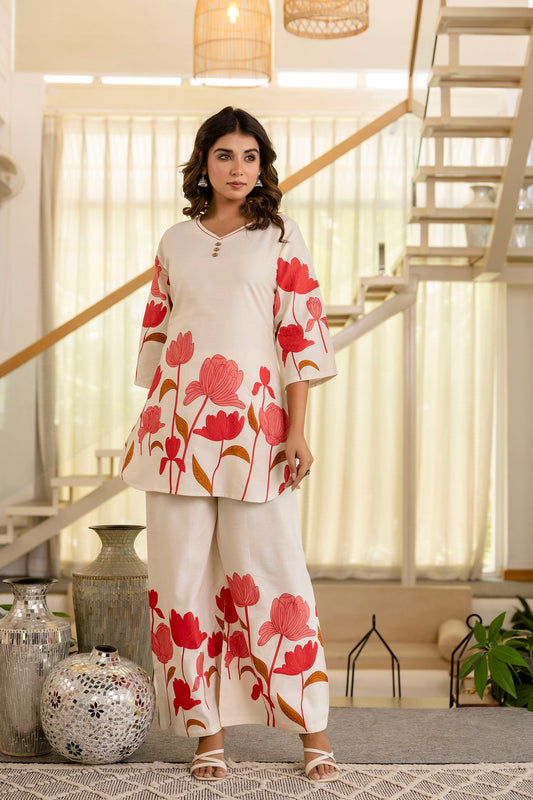 Ivoryroot Botanical Cotton Flex Co-ord Set - Me&My