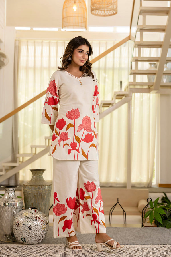 Ivoryroot Botanical Cotton Flex Co-ord Set