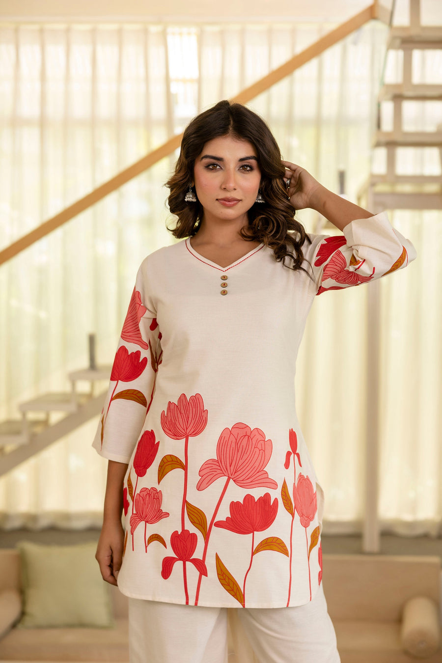 Ivoryroot Botanical Cotton Flex Co-ord Set — image 3